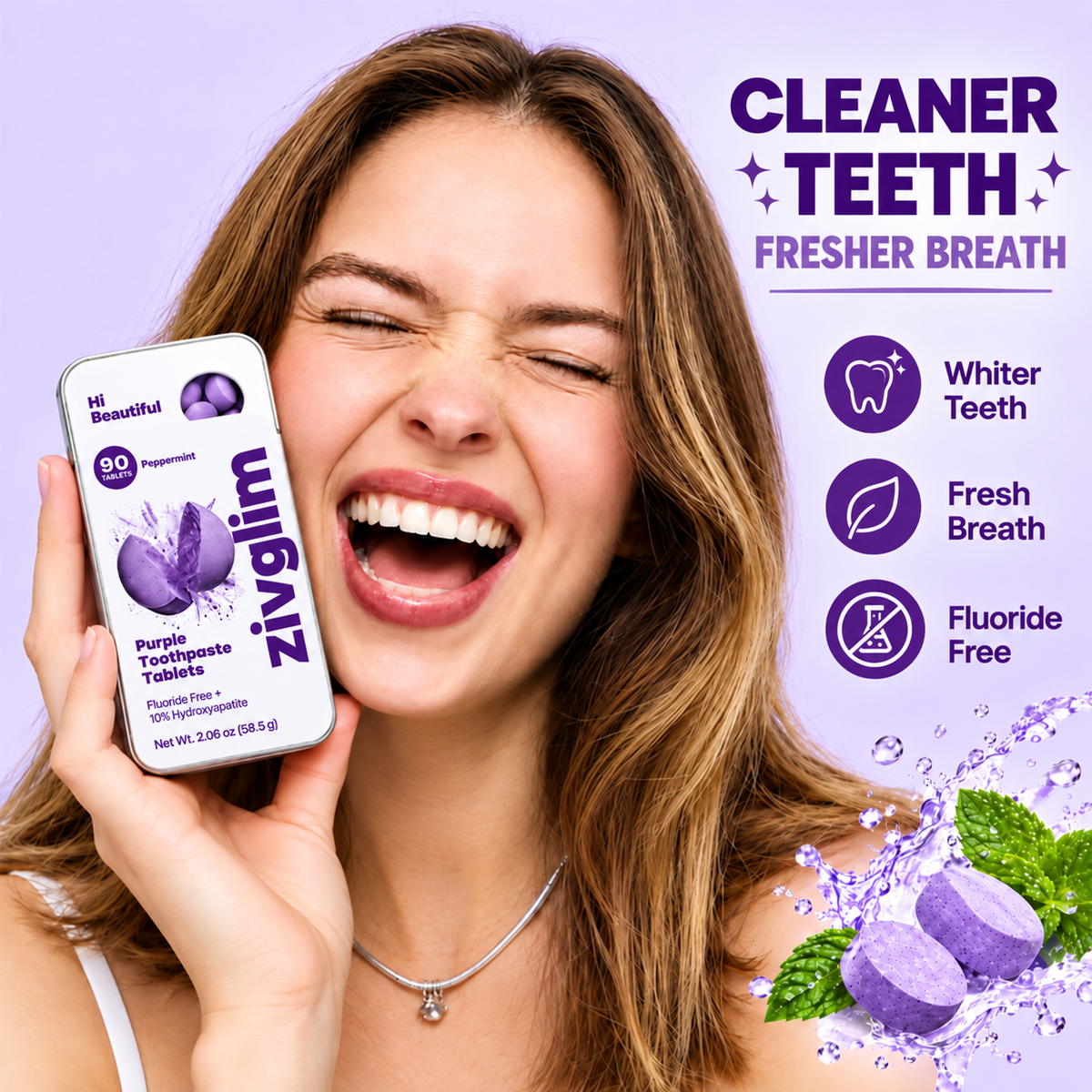 Hydroxyapatite Toothpaste Tablets
