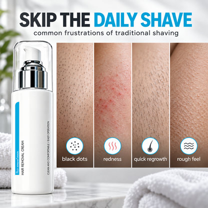 🌸 Ice-Cooling Hair Removal Cream – instantly soothes sensitive skin. ✨