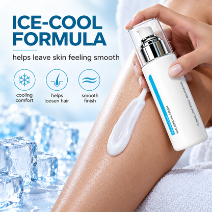 🌸 Ice-Cooling Hair Removal Cream – instantly soothes sensitive skin. ✨